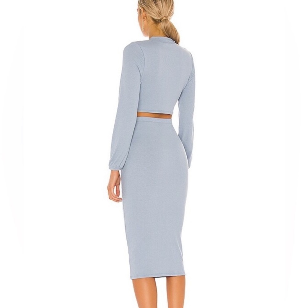 Superdown Lena Ribbed Midi Skirt - Picture 3 of 7